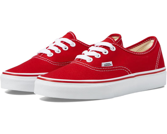 vans og authentics l canvas red