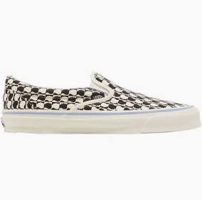 vans og classic slip on brain dead 	black white