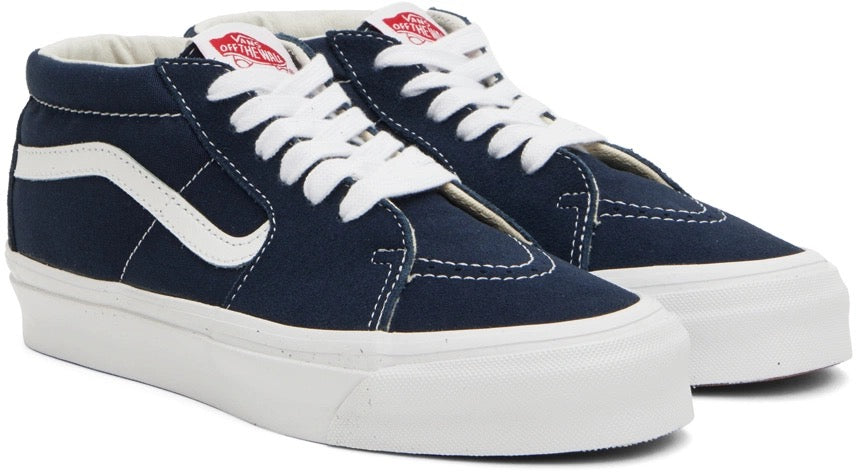 vans og sk8-mid lx navy white