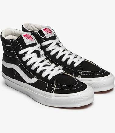 vans OG SK8 Hi LX Black/ True white