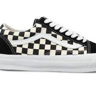 vans OG Old Skool L Black White Checkerboard