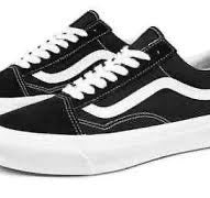 vans OG Old Skool L suede canvas black/white